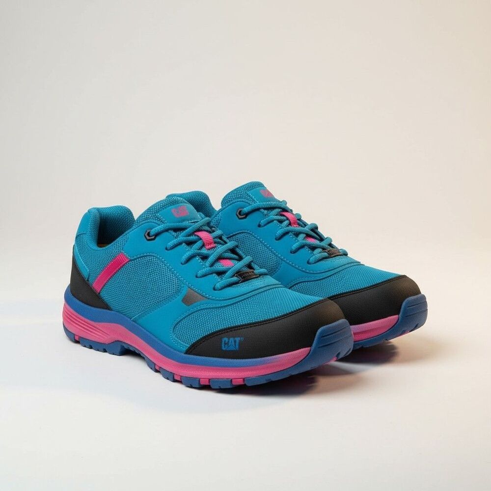 CAT Caterpillar Quake Composite Toe Work Shoes Womens 10 Wide P91334 Sneakers